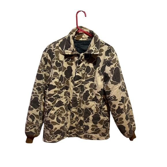 VTG Walls Blizzard Pruf Duck Hunter Camo Insulated Hunting Jacket Sz M Regular - Picture 1 of 9